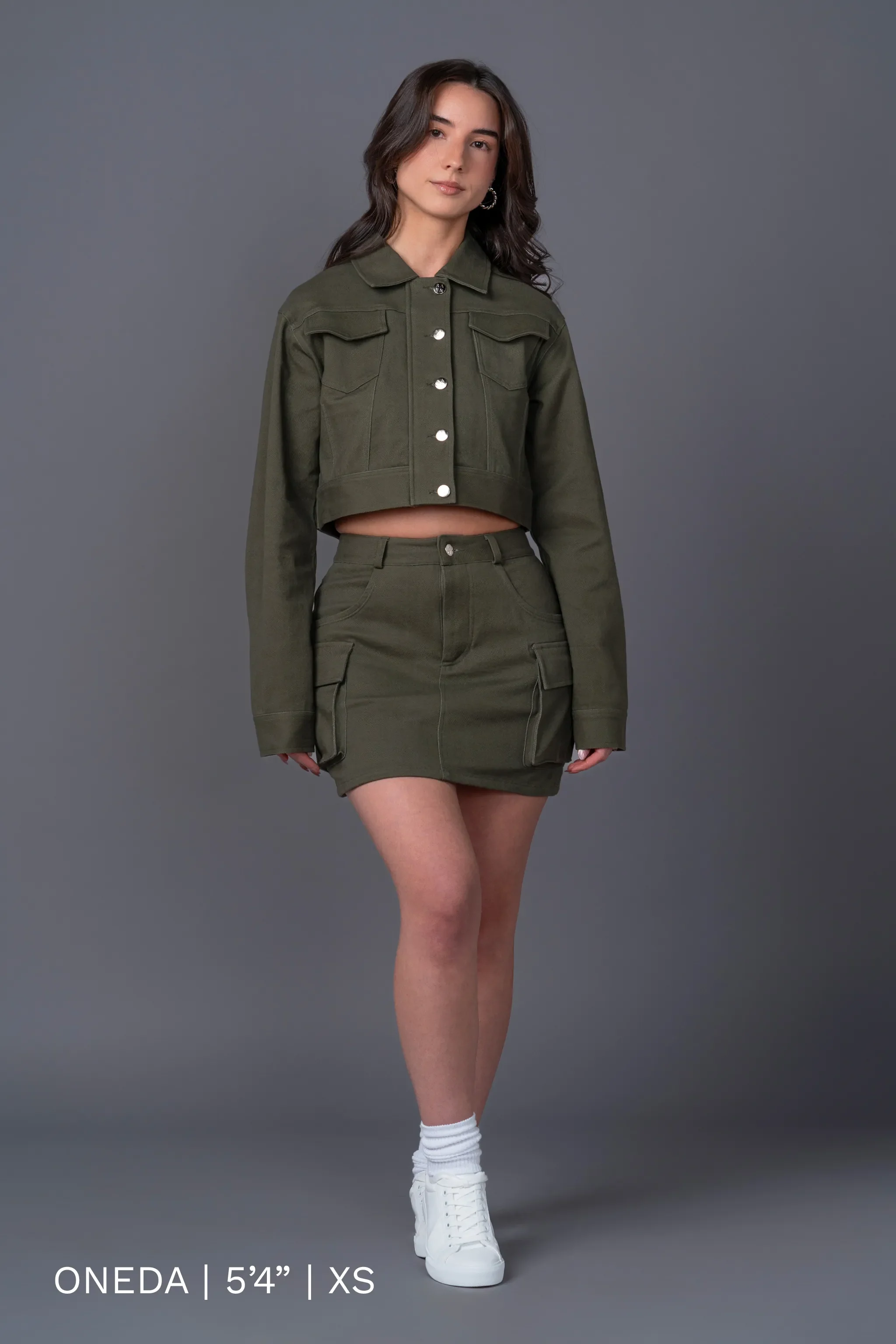Cropped Cargo Jacket